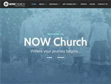 Tablet Screenshot of mynowchurch.com